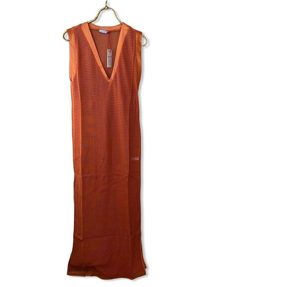 NWT My Beachy Side Camelia Maxi Cover Up mesh caftan dress swim Sz M - Picture 3 of 10